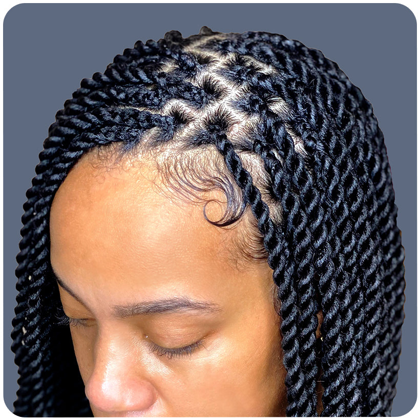 Senegalese twists hairstyle - District Braids by Anna
